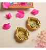 2 Pcs Metal Hath Diyas