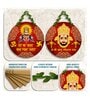 2 Pcs Spiritual Wooden Circle Set Hanging