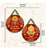2 Pcs Spiritual Wooden Circle Set Hanging