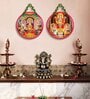 2 Pcs Godess Wooden Circle Set Hanging