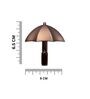 2 Pcs Rose Gold Metal Umbrella Wall Hook