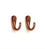 2 Pcs Single Rose Gold J Wall Hook