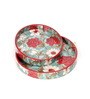 Aqua Engineered WoodRound(Set of 2) Serving Tray