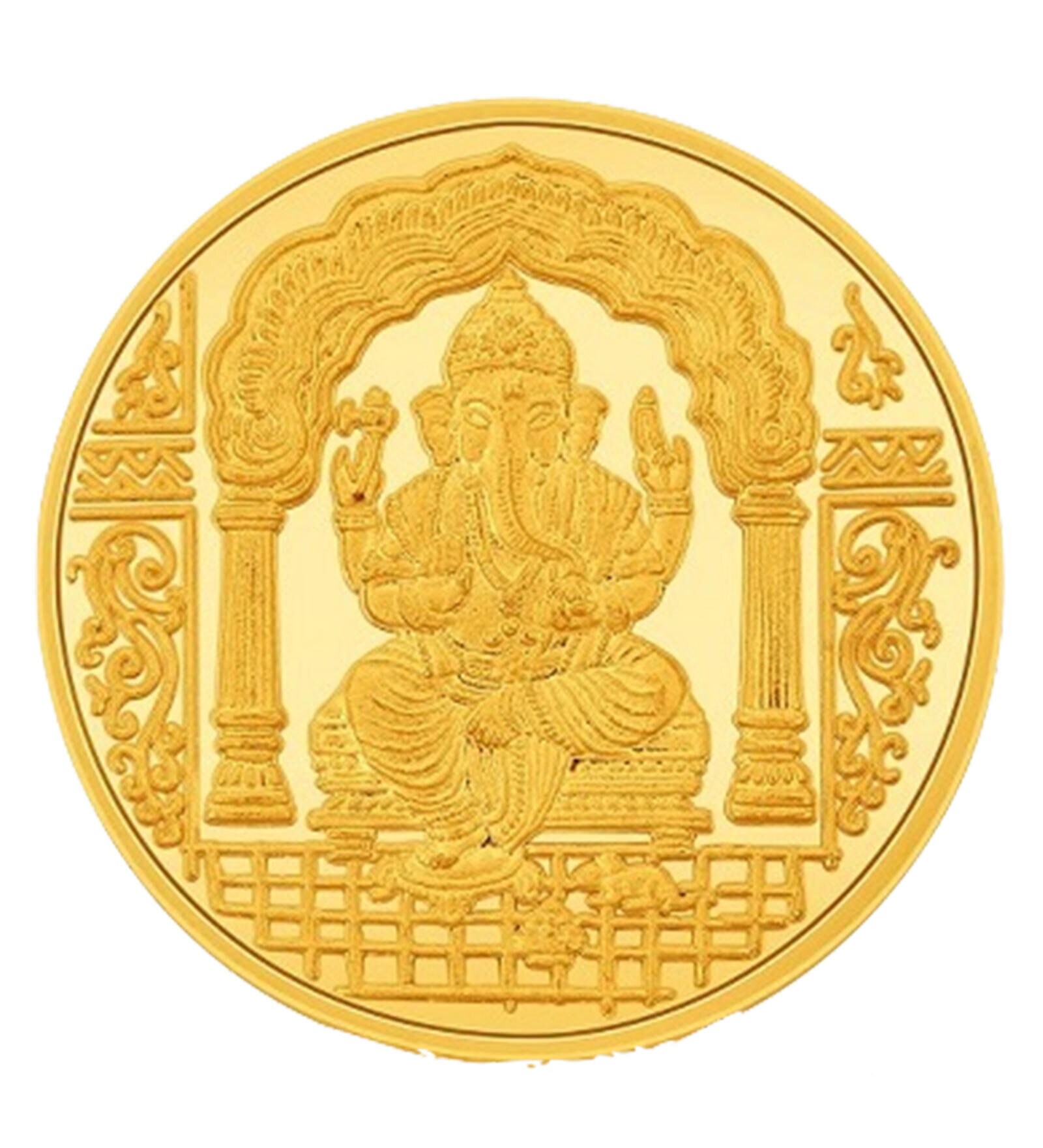 20 Gram 24KT (999) Lord Ganesha Gold Coin