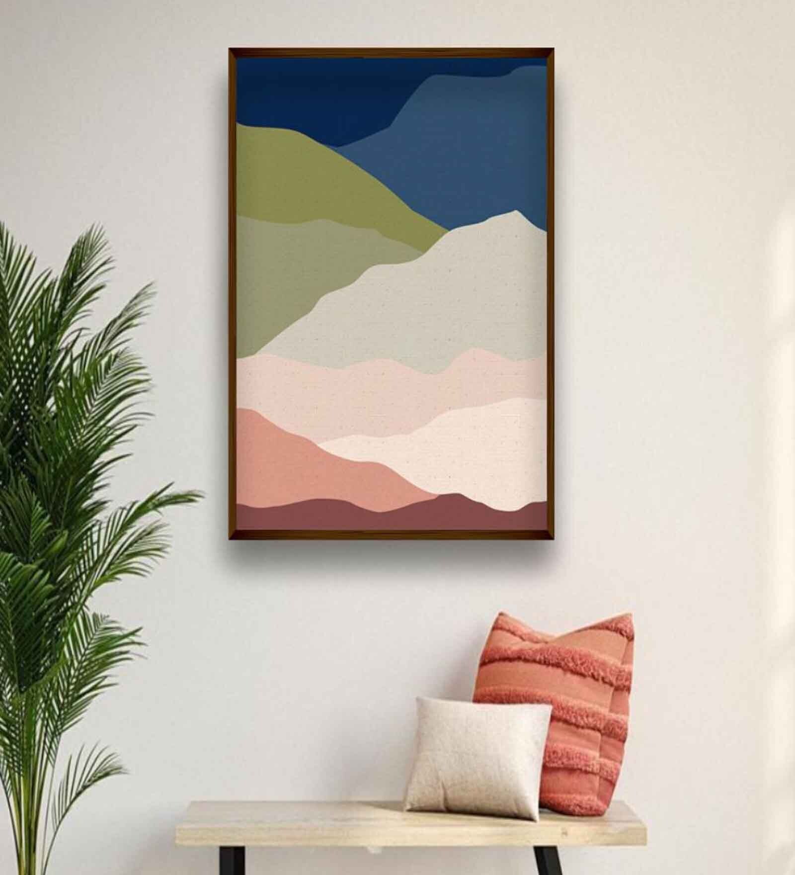 Culinary Aesthetic Multicolour Canvas Framed Art Print