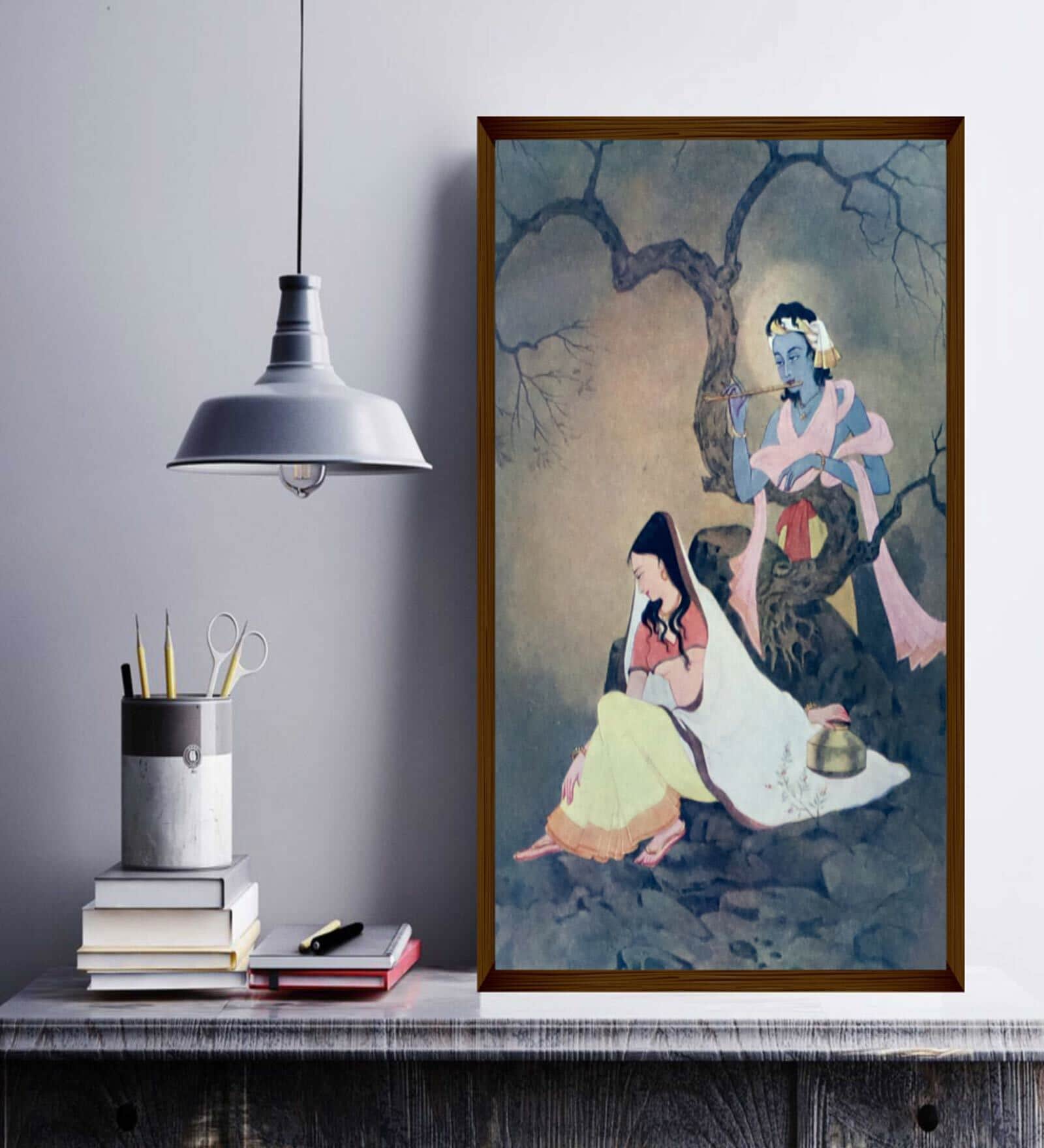 20X30 Inches Framed Canvas Painting