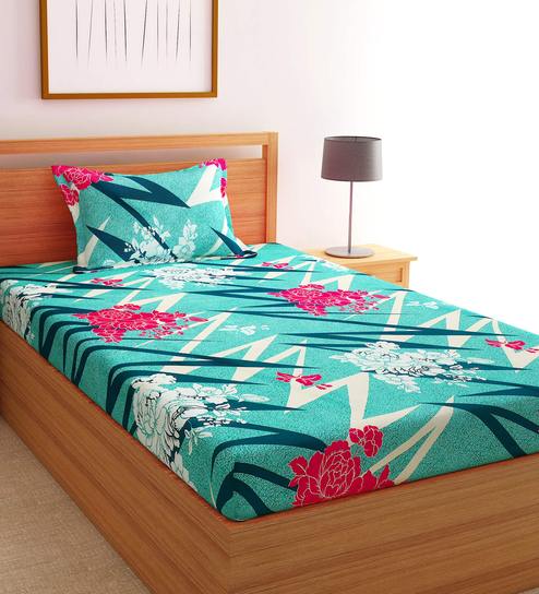 Single cot shop bed sheets