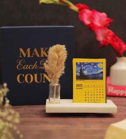 2025 Calendar With Van Gogh Painting For Home & Office Decor | Corporate Gifts For New Year