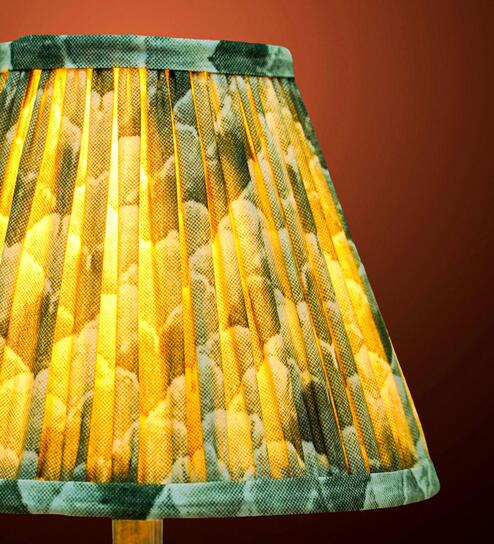 Green 20cm empire premium softback lampshade in cotton