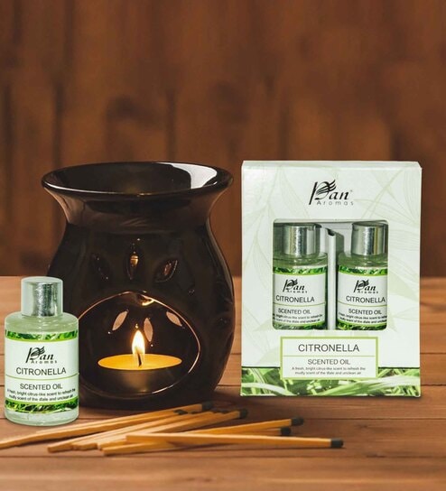 Citronella Glass Aroma Oil (Green)