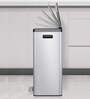 20+20 Litre Metallic Stainless Steel Dustbin