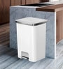 20+9 Litre Metallic Stainless Steel Dustbin