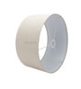 20-Inch Beige Fabric Drum Lampshade