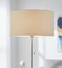 20-Inch Cream Fabric Drum Lampshade