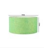 20-Inch Green Texture Fabric Drum Lampshade