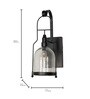 20-Inch Industrial U-Arm Wall Sconce