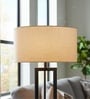 20-Inch Premium Jute Fabric Drum Lampshade