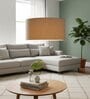 20-Inch Premium Jute Fabric Drum Pendant Light