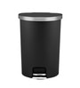 20 Litre Black Stainless Steel Dustbin