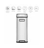 20 Litre Black Stainless Steel Dustbin