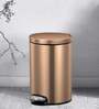 20 Litre Copper Stainless Steel Dustbin