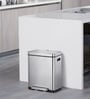 20 Litre Metallic Stainless Steel Dustbin