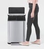 20 Litre Metallic Stainless Steel Dustbin