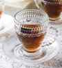 200 ML Mandala Dreams Glass Cup & Saucer Set of 6