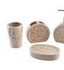 200 ML Set Of 4 Cream Porcelain Sandstone Bliss Bath Set