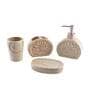 200 ML Set Of 4 Cream Porcelain Sandstone Bliss Bath Set