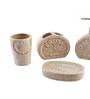 200 ML Set Of 4 Cream Porcelain Sandstone Bliss Bath Set