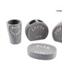 200 ML Set Of 4 Grey Porcelain Sandstone Bliss Bath Set
