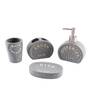 200 ML Set Of 4 Grey Porcelain Sandstone Bliss Bath Set