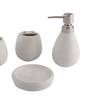 200 ML Set Of 4 White Porcelain Earthy Haven Bath Set