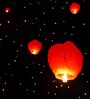 200 Pieces Multicolour Sky Lantern