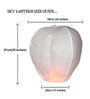 200 Pieces Multicolour Sky Lantern