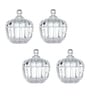 200ml Transparent Glass 4 Pcs Serving Bowls