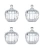 200ml Transparent Glass 4 Pcs Serving Bowls