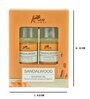 Sandalwood Glass Aroma Oil (Orange)