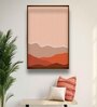Peak Sneak Multicolour Canvas Framed Art Print