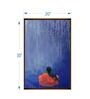 Egyptian Kind Designs Multicolour Canvas Framed Abstract Art Print