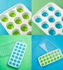 21 Cavity Pop Up Ice Cube Trays withot Lid Easy Release Pack of 1
