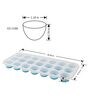 21 Cavity Pop Up Ice Cube Trays withot Lid Easy Release Pack of 1