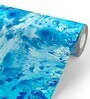 21 Feet Abstract Blue 300 Gsm Wallpaper Roll
