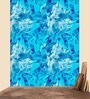21 Feet Abstract Blue 300 Gsm Wallpaper Roll