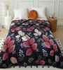 Pink Floral 210 GSM Super Soft Doube Bed Blanket