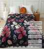 Pink Floral 210 GSM Super Soft Doube Bed Blanket