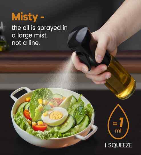 220 ml Leak-Proof Glass Oil Bottle