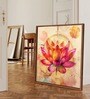23 Inches Flower Canvas Framed Wall Art Printed Pinting