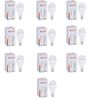 23 W Standard B22 LED Bulb (White, Pack of 10)